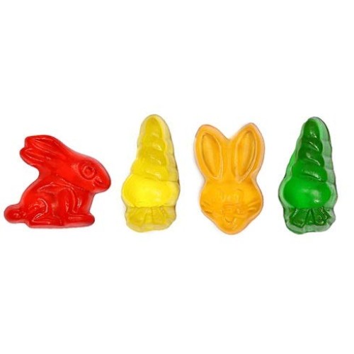Haribo Happy Hoppers Gummi Easter Candy 4 Oz Bags - Pack Of 4 -