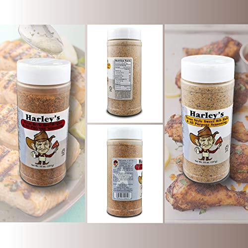 Harleys Texas Style All Purpose Seasoning Gluten-Free Shaker Bot