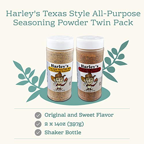 Harleys Texas Style All Purpose Seasoning Gluten-Free Shaker Bot