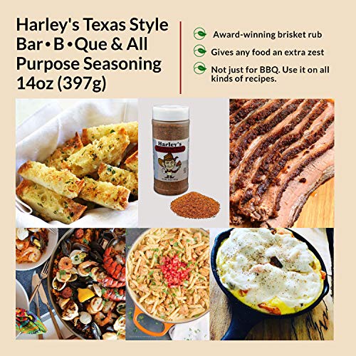 Harleys Texas Style All Purpose Seasoning Gluten-Free Shaker Bot