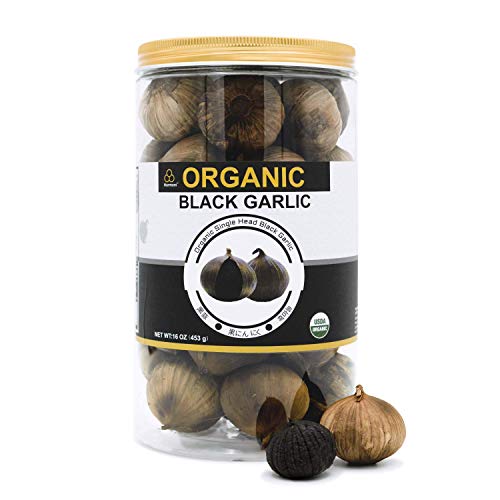 Usda Organic Black Garlic 453G Black Pearl Garlic Jar 1Lb 100% W