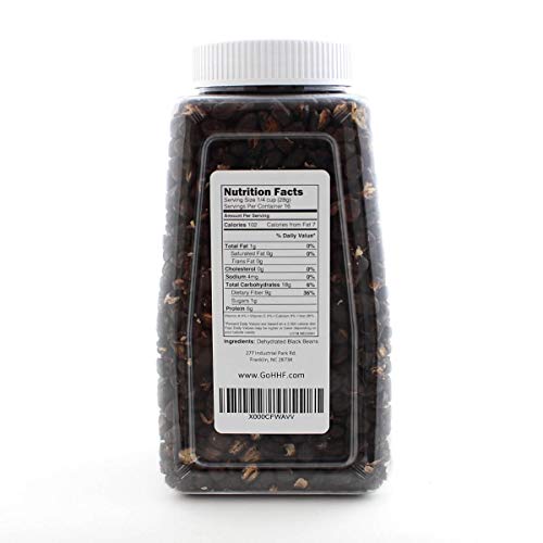 Harmony House Foods True Dehydrated Black Beans -- Easy Cook 16
