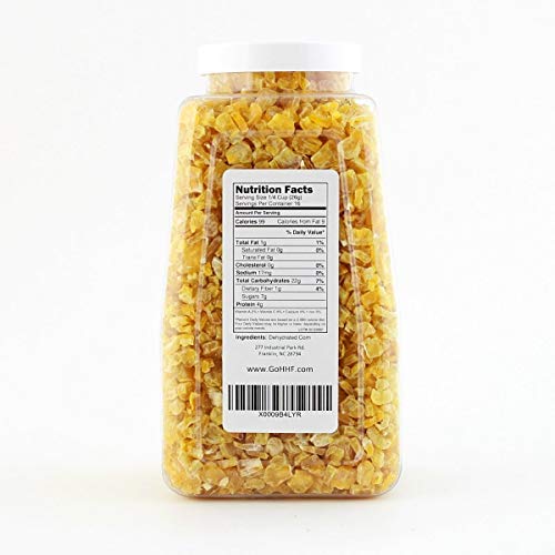 Harmony House Foods Dried Corn, Whole 14 Oz, Quart Size Jar Fo