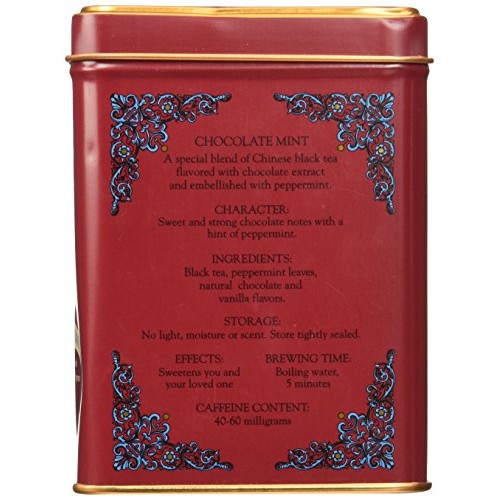 Harney And Sons Chocolate Mint, Flavored Black Tea - 20 Sachets