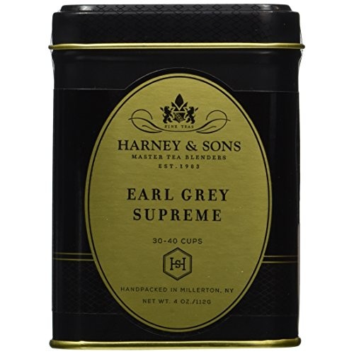 Earl Grey Supreme Tea, Loose Tea In 4 Ounce Tin