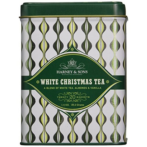 White Christmas, 20 Sachets In Decorative Tin By Harney &Amp; Sons