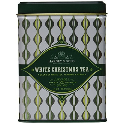 Harney &Amp; Sons White Tea, White Christmas, 20 Sachets Pack Of 4