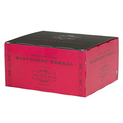 Harney &Amp; Sons Raspberry Tea Bags, Herbal, 50 Count, Red