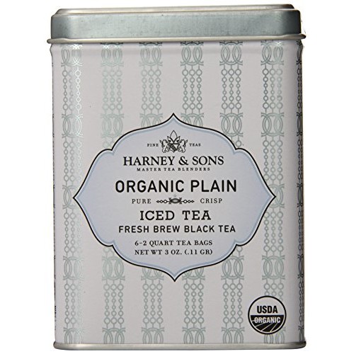 Harney &Amp; Sons Black Iced Tea, Organic Plain, 6 Tea Bags