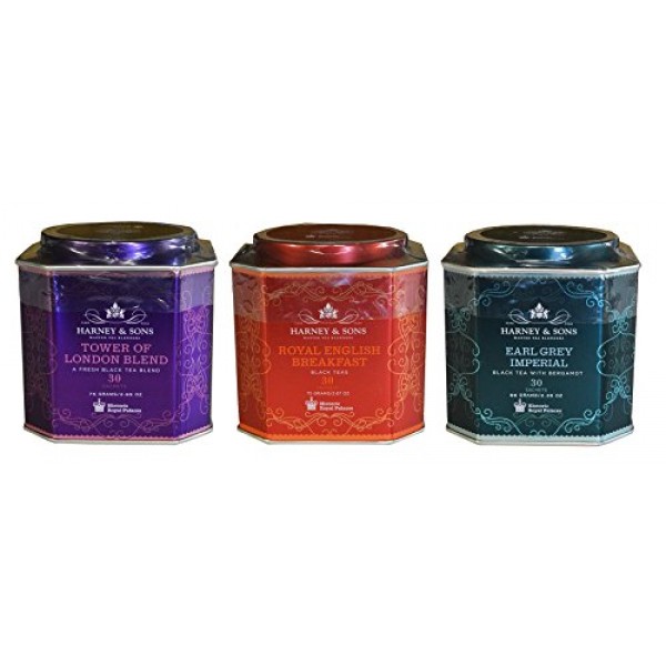 Harney & Sons Historic Royal Palaces Black Tea Collection Set of...