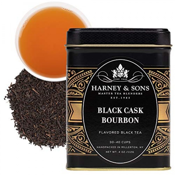 Harney & Sons Black Cask Bourbon 4 ounce loose tea in tin