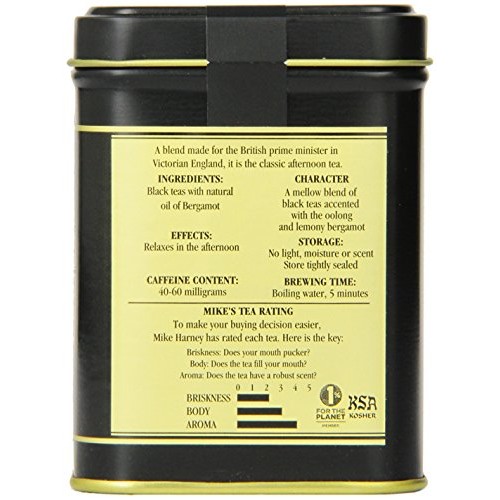 Harney &Amp; Sons Black Loose Leaf Tea, Earl Grey, 4 Ounce