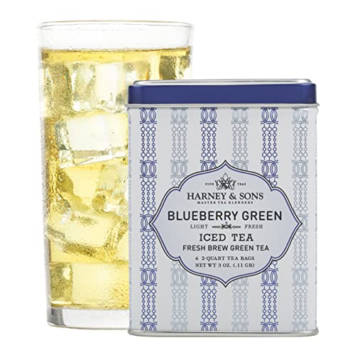 Harney & Sons Blueberry Green Iced Tea | Fresh-Brew Iced Tea, Si...