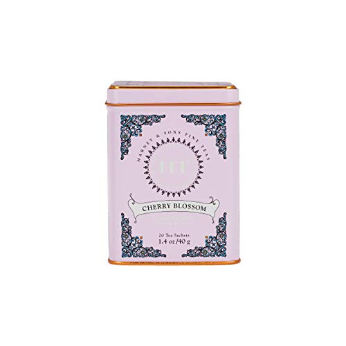 Harney &Amp; Sons Caffeinated Cherry Blossom Green Tea Tin - 20 Sach