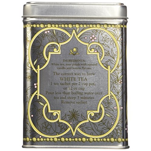 Harney &Amp; Sons Caffeinated Wedding White Tea With Rosebuds And Pe