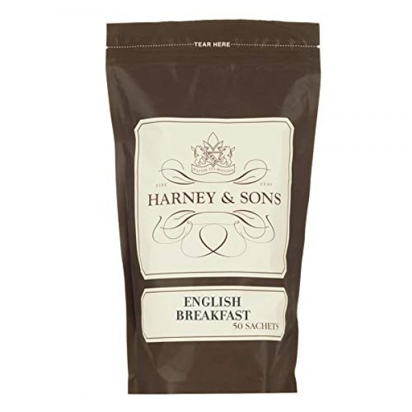Harney & Sons English Breakfast Tea - 100% China Black Tea, Caff...