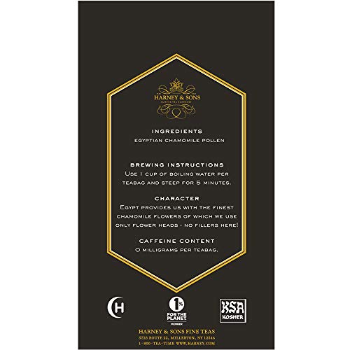 Harney &Amp; Sons Fine Teas Egyptian Chamomile - 20 Tea Bags, 20 Cou Harney &Amp; Sons Fine Teas Egyptian Chamomile - 20 Tea Bags, 20 Cou