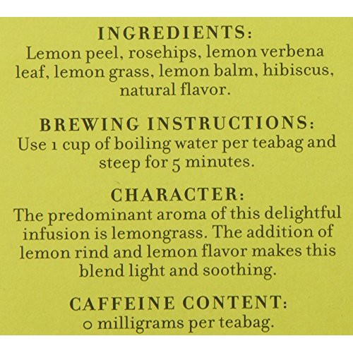 Harney &Amp; Sons Herbal Tea, Lemon, 50 Tea Bags Harney &Amp; Sons Herbal Tea, Lemon, 50 Tea Bags