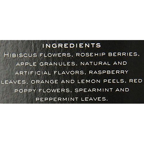 Harney &Amp; Sons Herbal Tea, Red Raspberry, 20 Tea Bags, 1.29 Oz