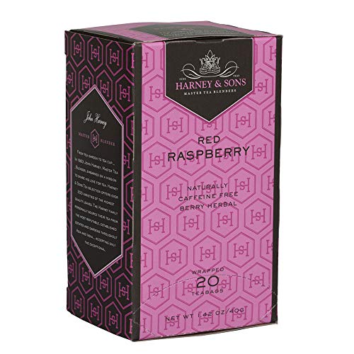 Harney &Amp; Sons Herbal Tea, Red Raspberry, 20 Tea Bags, 1.29 Oz