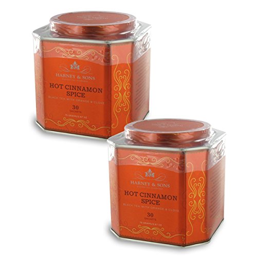 Harney &Amp; Sons Hot Cinnamon Spice Tea - 30 Tea Sachets Pack Of 2