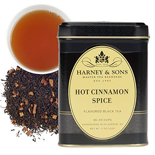 Harney &Amp; Sons Loose Leaf Black Tea, Hot Spice, Cinnamon, 4 Oz P
