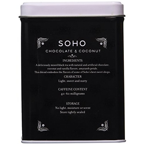 Harney &Amp; Sons Soho Chocolate Coconut Tea - 20 Count Sachet Tin