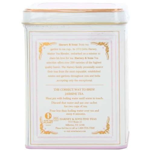 Harney &Amp; Sons White Tea, Dragon Pearl Jasmine, 20 Sachets