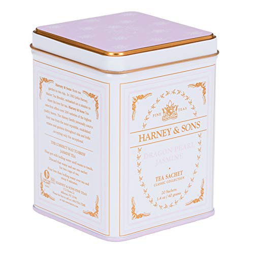 Harney &Amp; Sons White Tea, Dragon Pearl Jasmine, 20 Sachets