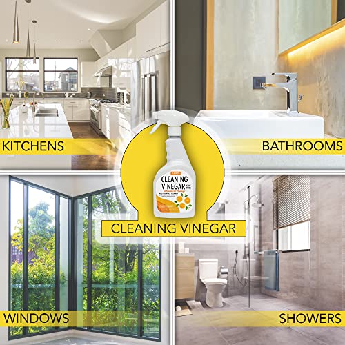 HARRIS Cleaning Vinegar, Mandarin Orange, 32 Fl Oz Ready to Use,...