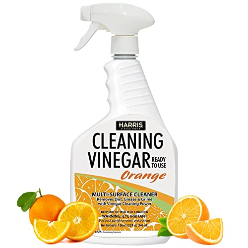 HARRIS Cleaning Vinegar, Mandarin Orange, 32 Fl Oz Ready to Use,...