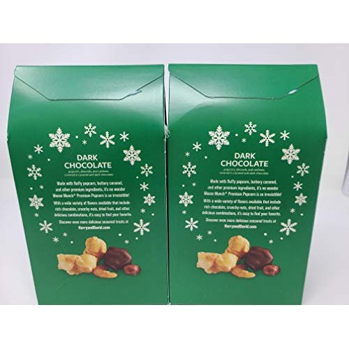Harry &Amp; David Holiday Moose Munch Premium Popcorn Dark Chocolate