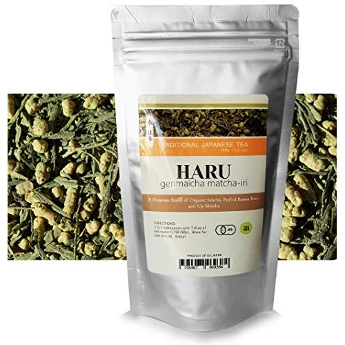Haru - Japanese Organic Genmaicha Matcha-Iri Loose Leaf Green Te