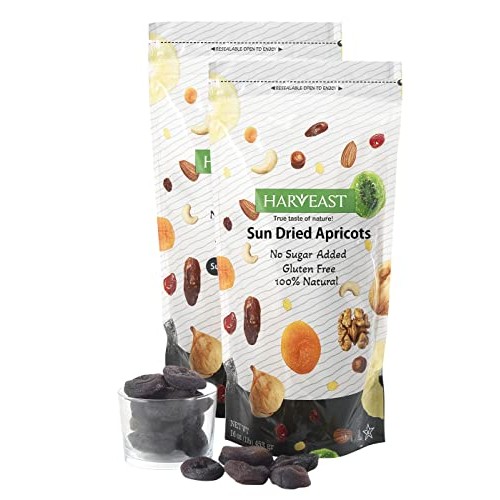 HARVEAST Sun Dried Apricots - Turkish Gourmet Dehydrated Apricot...