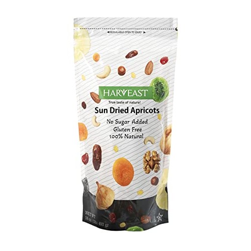 HARVEAST Sun Dried Apricots - Turkish Gourmet Dehydrated Apricot...