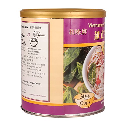 16Oz Harvest Vietnamese Pho Beef Broth Mix, No Msg Added, Gluten