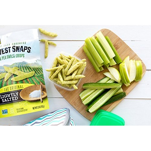 Harvest Snaps Green Pea Snack Crisps, Lightly Salted, 3Oz/3Count