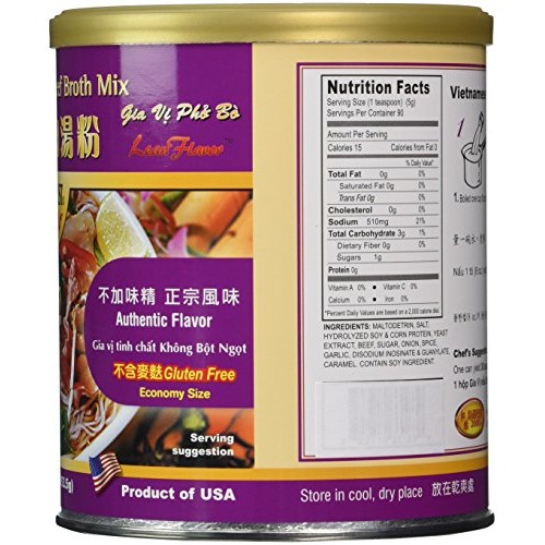Pho Beef Broth Mix Gluten Free By Harvest2000