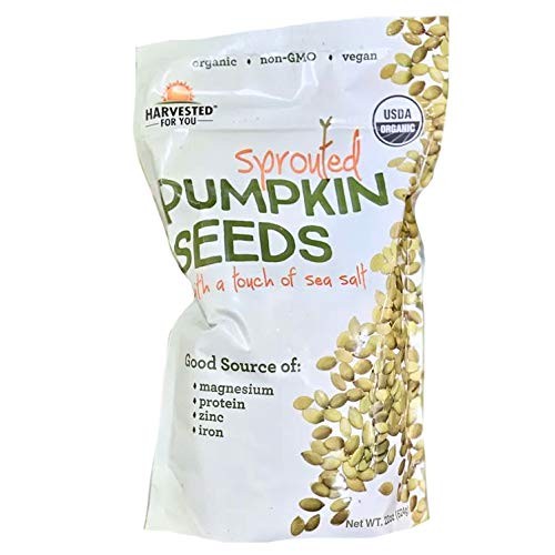 Harvested For You Sprouted Pumpkin Seeds With Sea Salt - 22 Oz.
