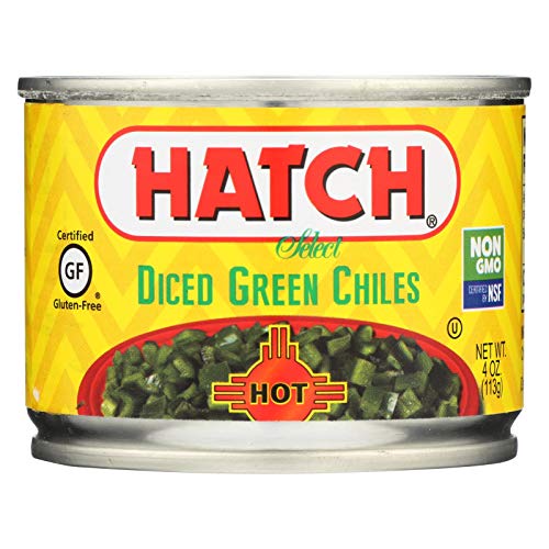 Hatch Chili Hatch Diced Hot Green Chilies - Diced Green Chiles -