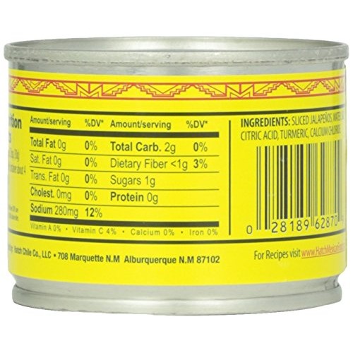 Hatch Chili Jalapenos, Sliced, 4 oz