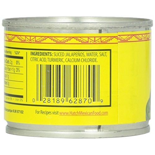 Hatch Chili Jalapenos, Sliced, 4 oz