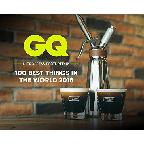 Hatfields Nitropress Nitro Cold Brew Coffee Maker, Infuse Nitrog