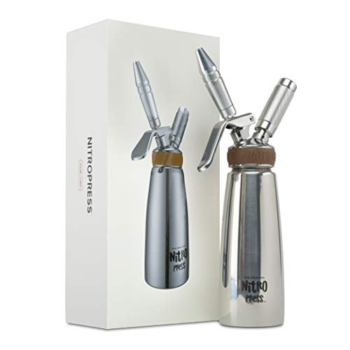 Hatfields Nitropress Nitro Cold Brew Coffee Maker, Infuse Nitrog