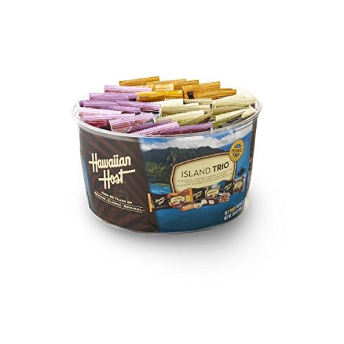 Hawaiian Host Island Trio Gift Pack 36 Count Chocolate And Macad
