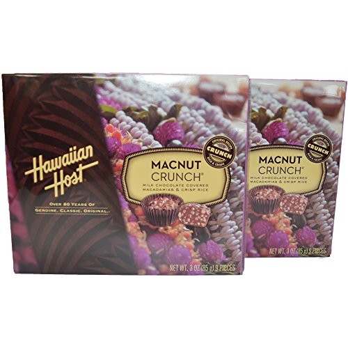 Hawaiian Host Macnut Crunch Milk Chocolate Covered Macadamia Nut