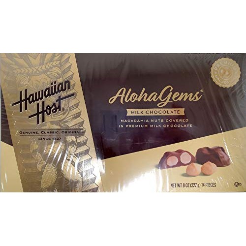 Hawaiian Host Milk Chocolate Covered Macadamia Nuts 8 Oz 227 G
