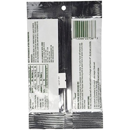 Hawaiian Papaya Seed Dressing Mix Pack Of 10 - 2 Oz. Packs