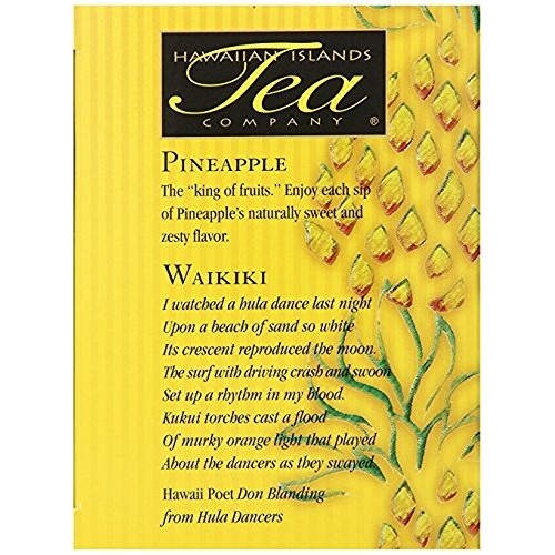 Hawaiian Islands Pineapple Waikiki Tropical Black Tea, All Natur