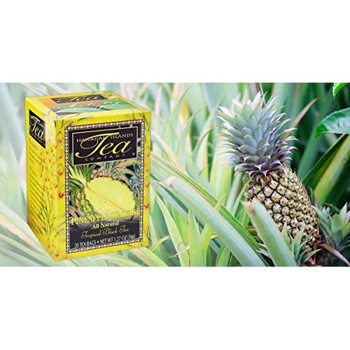 Hawaiian Islands Pineapple Waikiki Tropical Black Tea, All Natur